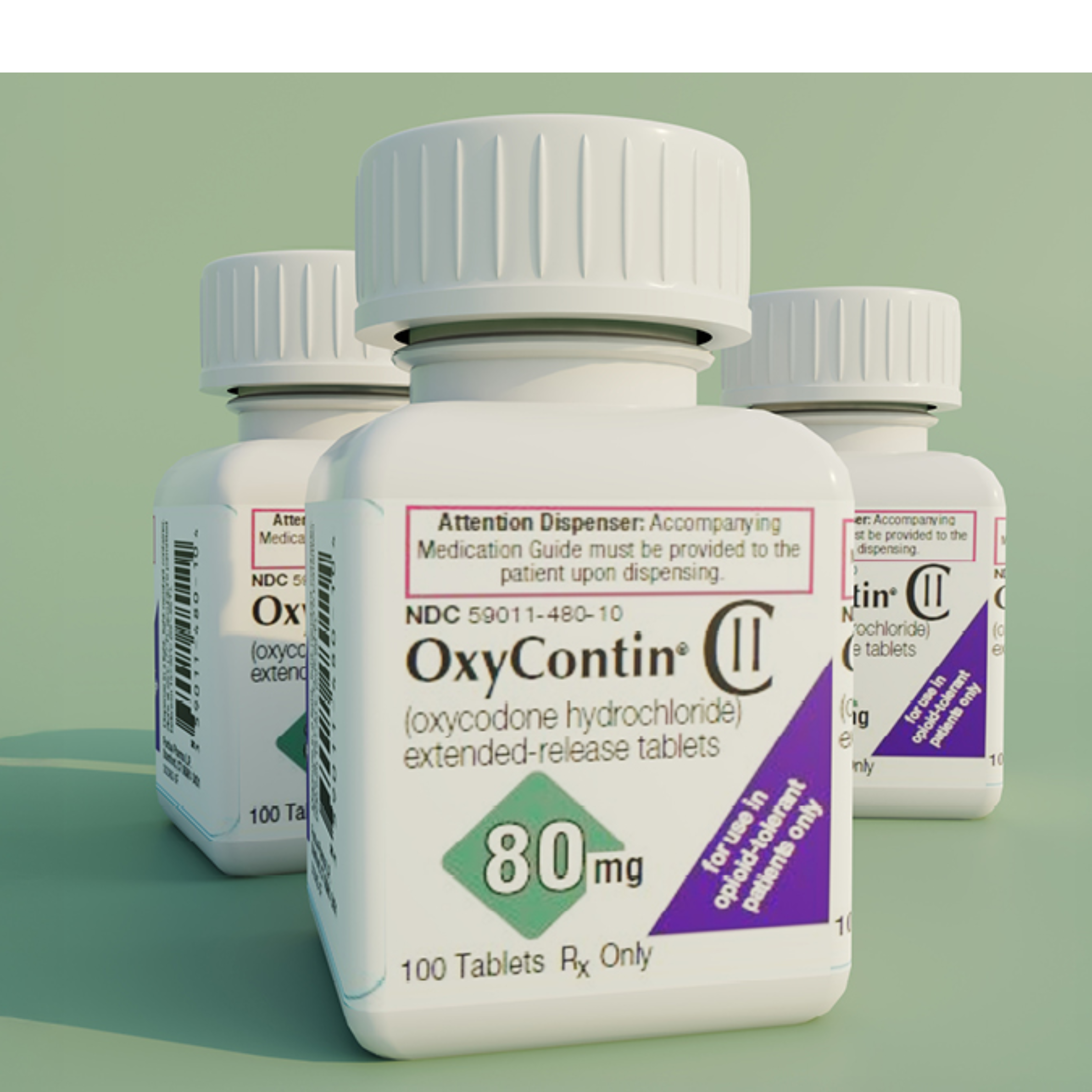 80mg OxyContin Pill