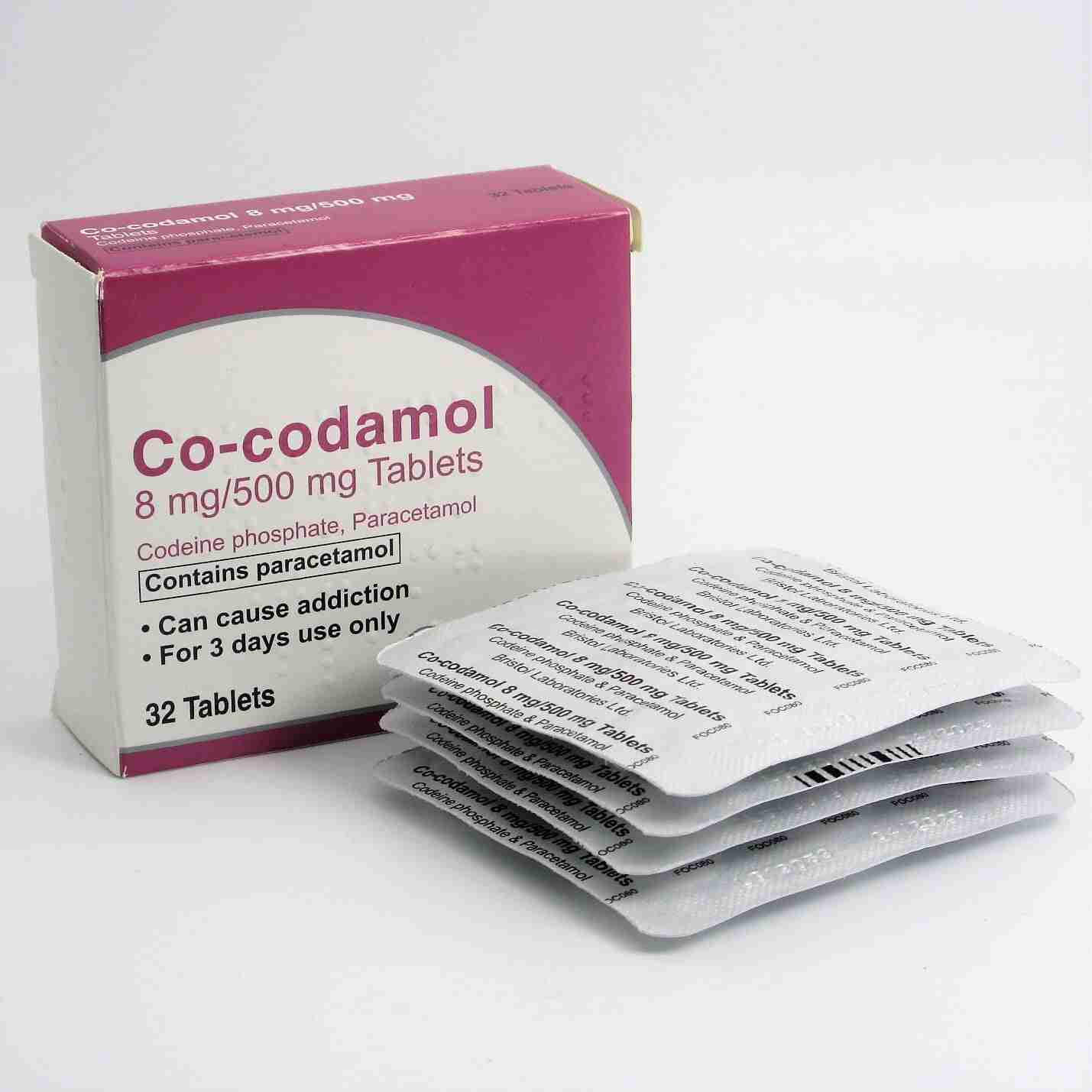 Buy Co codamol 8mg/500mg