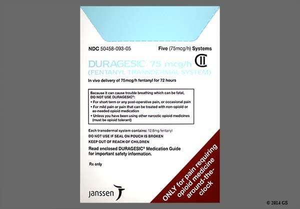 Duragesic 75mcg/hr Transdermal Patch, Price Each Per Patch! thumbnail 3