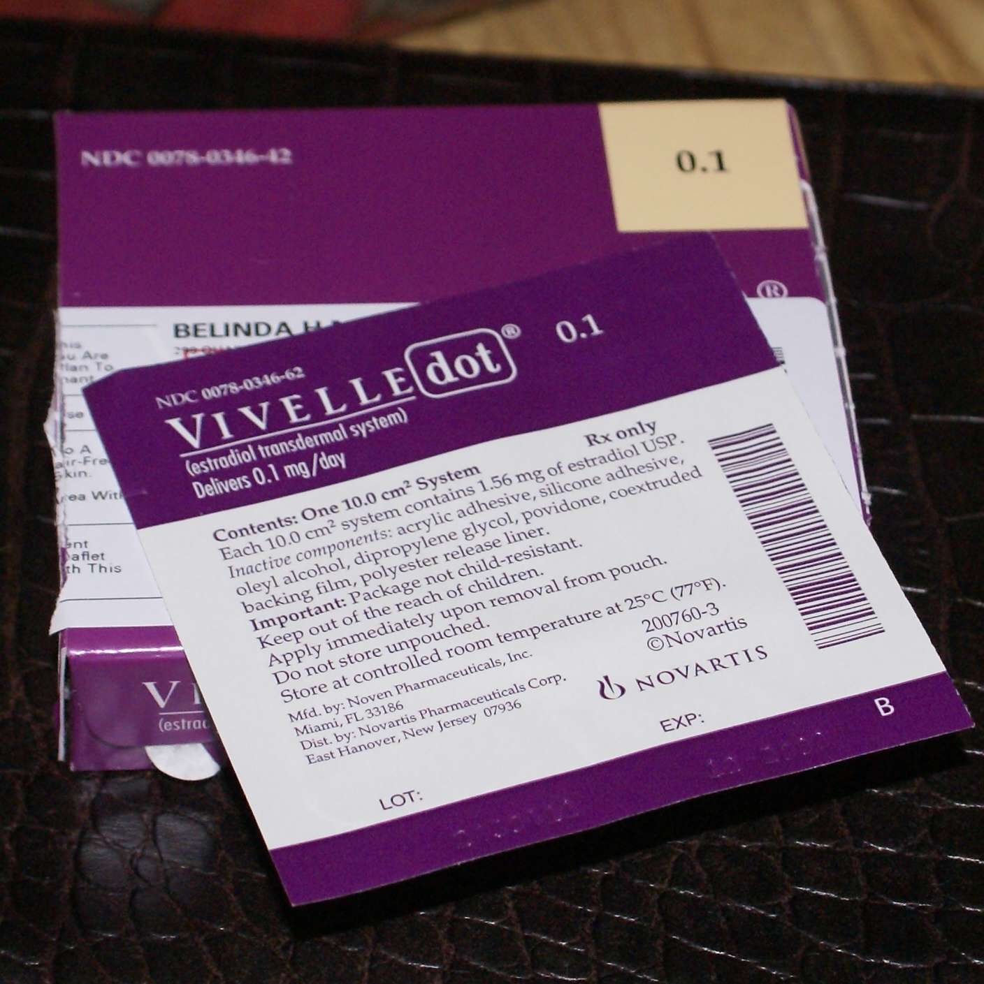 Estradiol Patches (Climara, Vivelle-Dot)