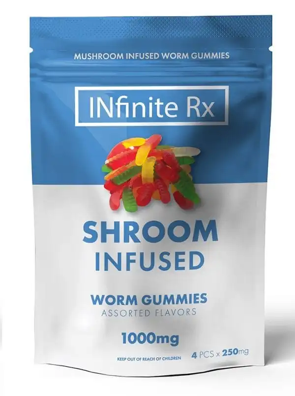 INfinite Rx Worm Gummies Magic Mushroom 1000mg