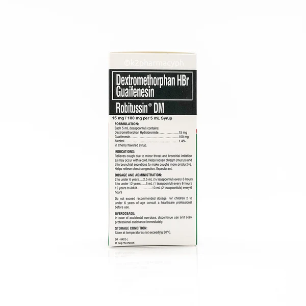 Robitussin (Codeine+Guaifenesin) Syrup thumbnail 3