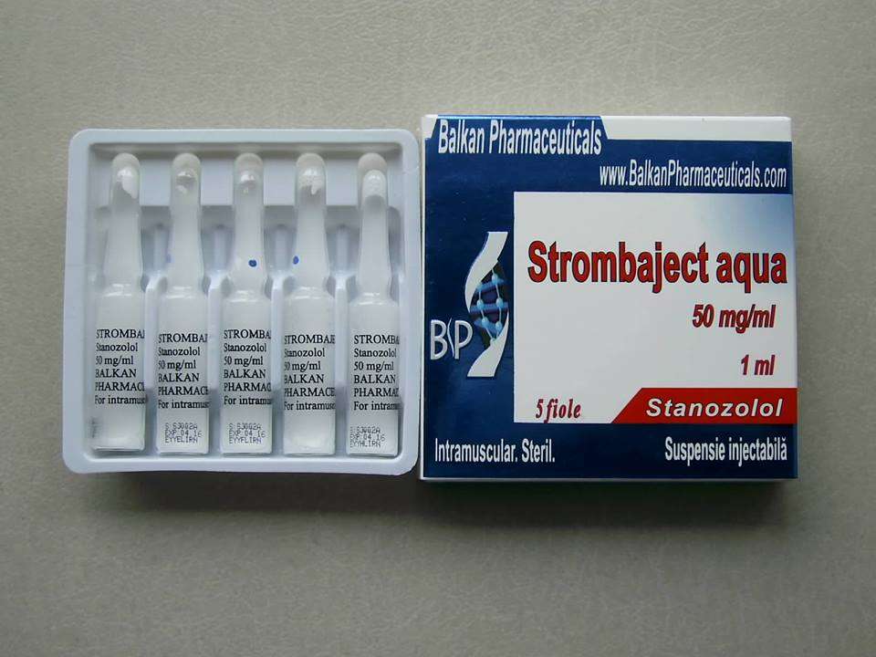 Strombaject aqua 50mg/ml (Stanozolol ) – 10 Ampoules per pack