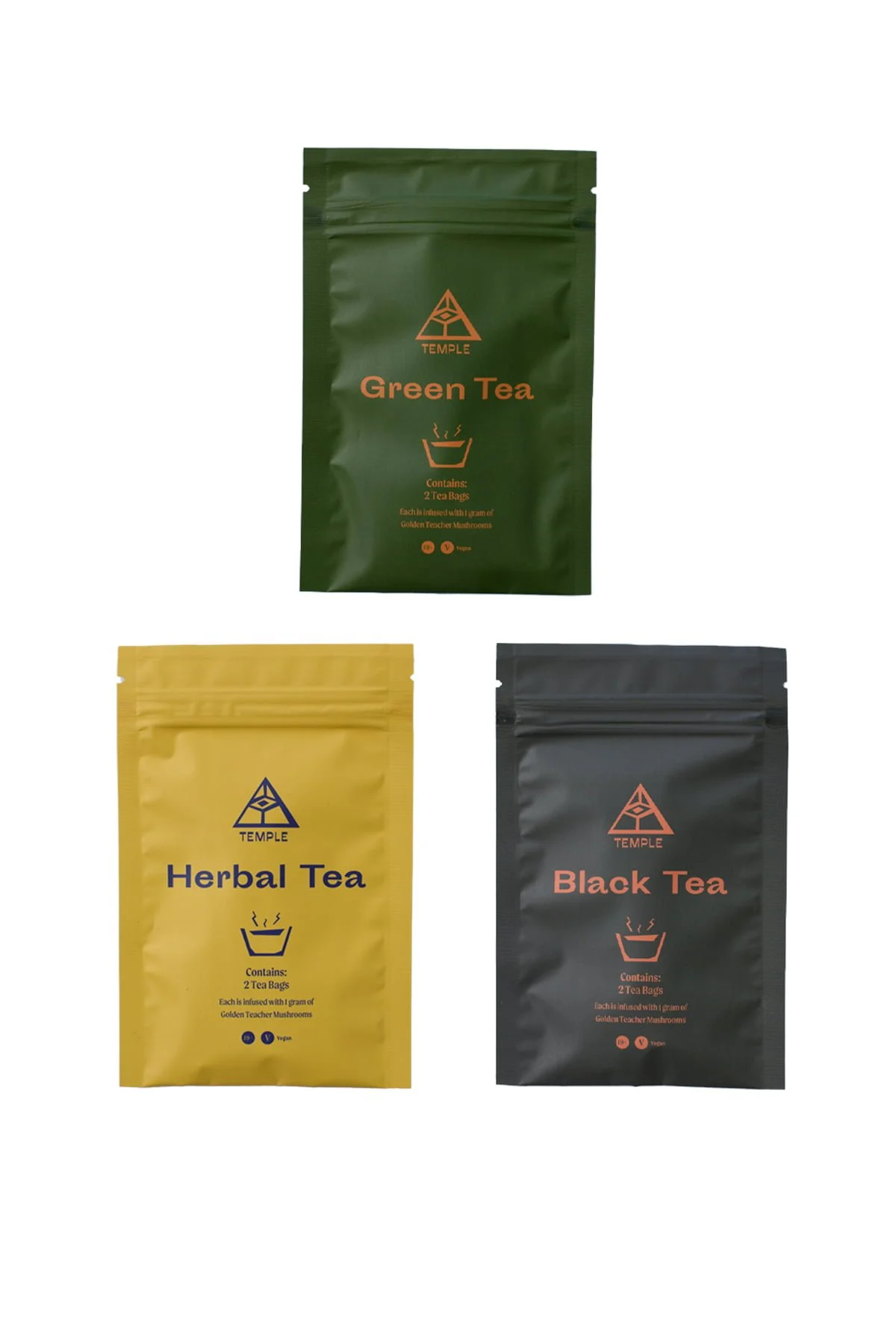 Temple Magic Mushroom Tea Trifecta Pack thumbnail 2