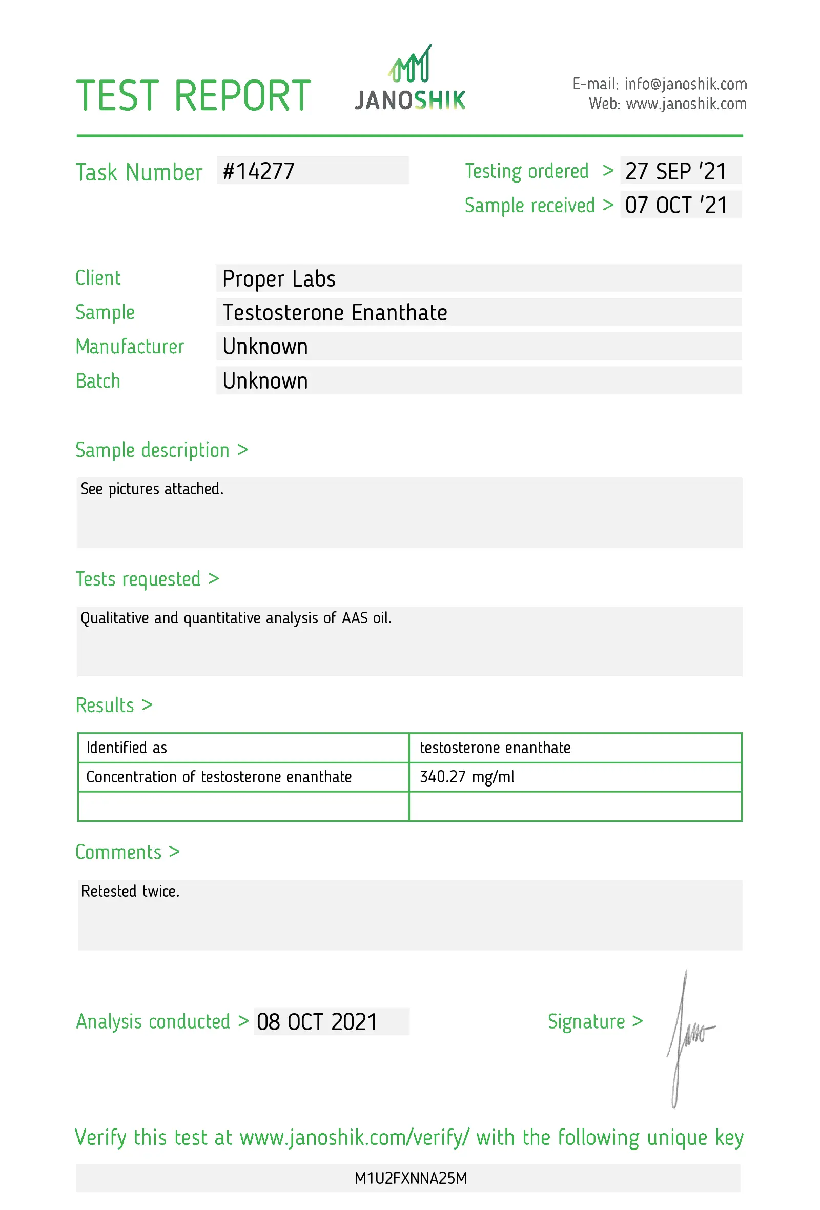 Testosterone Enanthate 300 – Proper Labs thumbnail 2